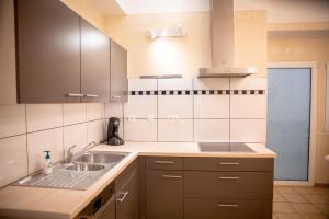Kuchyň nebo kuchyňský kout v ubytování Zythogite Appartement 8 personnes avec jardin, bbq + 37 fotografií