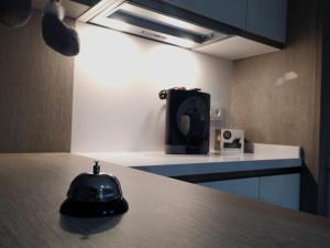 A kitchen or kitchenette at Malaka