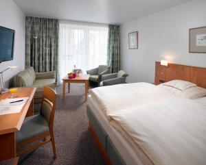 Voodi või voodid majutusasutuse Hotel Flörke toas