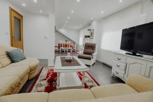 TV a/nebo společenská místnost v ubytování Apartman SLAVONIA ĐAKOVO