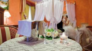 Nápoje v ubytování Albergo Ristorante Uliveto