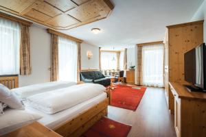 Televízia a/alebo spoločenská miestnosť v ubytovaní Alpenhotel Plaza