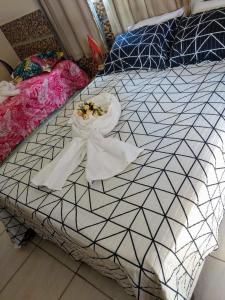 מיטה או מיטות בחדר ב-Pousada Praias do Gostoso