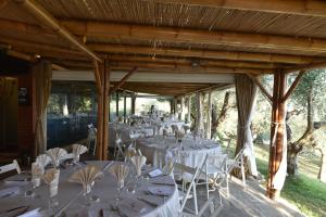 Restaurace v ubytování Poggio Alla Pieve Relais