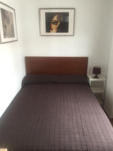 Łóżko lub łóżka w pokoju w obiekcie Ferienhaus für 5 bis 6 Personen
