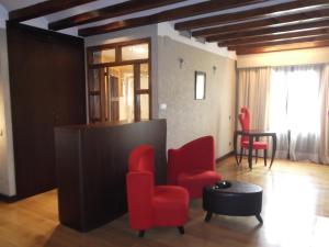 Posezení v ubytování Hotel Termal Abadia de Los Templarios