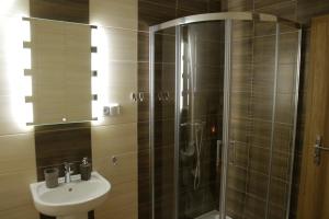 Kúpeľňa v ubytovaní Apartamenty Nad Górską Rzeką
