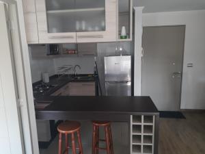 Dapur atau dapur kecil di Horizonte Infinito Viña del Mar