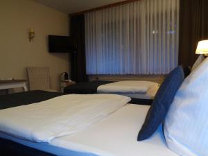 Cama o camas de una habitación en Hotel Garni Eichhornkobel
