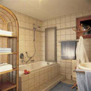 Koupelna v ubytování Ferienwohnung Josef Lorenz
