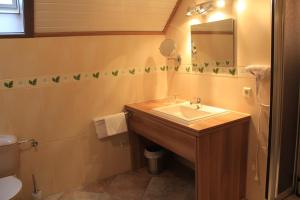 Koupelna v ubytování Haus Schieferstein + 28 fotografií