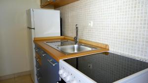 Kuchyňa alebo kuchynka v ubytovaní Apartmani Mirela & Feri + 37 fotografií