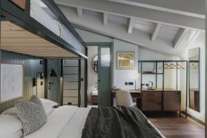 Voodi või voodid majutusasutuse Albergo Miramonti toas