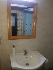 Koupelna v ubytování Tulean Cabin