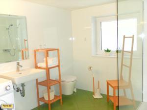 Phòng tắm tại Landhaus Kügler-Eppich