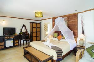 Voodi või voodid majutusasutuse Ao Cho Grandview Hideaway Resort toas