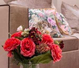 A seating area at Xen Premium Apartment