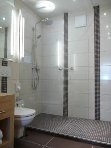Koupelna v ubytování Hotel Garni Rheinpracht