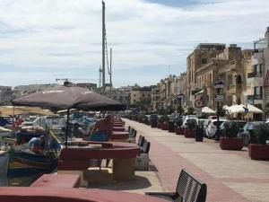 Splošen razgled na mesto Marsaskala oz. razgled na mesto, ki ga ponuja apartma