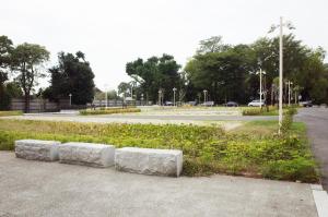 月見溪行館室外花園