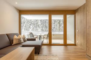 Posezení v ubytování Apartment Waldesruh