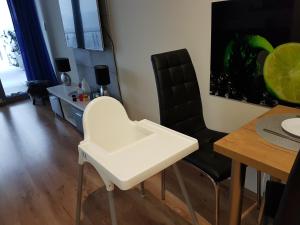 Sjónvarps- og/eða afþreyingartæki á Apartament Widokowy Wisła