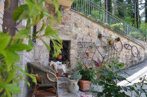 Zahrada ubytování B&B La Terrazza Del Subasio