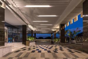 a rendering of the lobby of a building at Neelkanth Sarovar Premiere in Lusaka