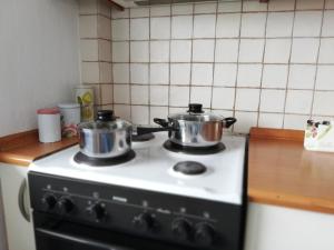 Kuchyňa alebo kuchynka v ubytovaní Dora's House comfortable apartment with a yard and view