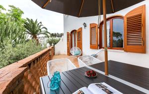 La Matrangela Charme Apartments的阳台或露台