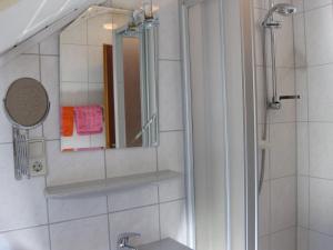 Koupelna v ubytování Spinnertonihof