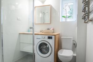 Kúpeľňa v ubytovaní Apartament NOTI Gdynia z parkingiem