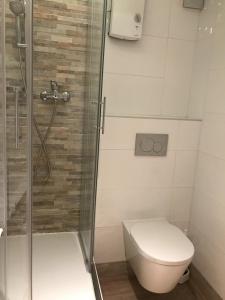 Vannituba majutusasutuses TU Ferienzimmer in Ulm Stadtmitte