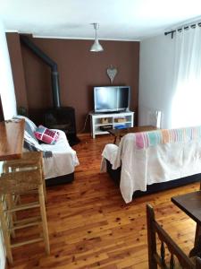 TV/trung tâm giải trí tại Apartament a Alp de Cerdanya