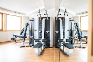 Fitness centrum a/nebo fitness zařízení v ubytování Hotel Trattlerhof