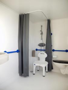 Koupelna v ubytování Camping du canal