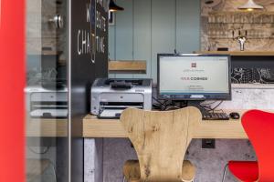 Kuchyň nebo kuchyňský kout v ubytování Ibis Münster City