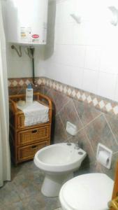 Kylpyhuone majoituspaikassa LA CABAÑA