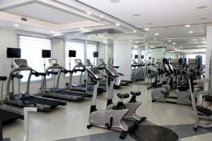 Fitness centrum a/nebo fitness zařízení v ubytování Pearl of Beirut Hotel & Spa