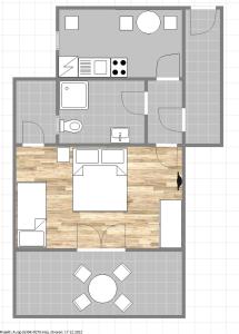 Půdorys ubytování Apartments Đerek Pisak