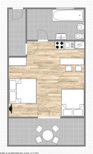Půdorys ubytování Apartments Đerek Pisak