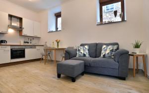 Køkken eller tekøkken på Moselhof Ferienwohnungen