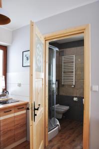 Kúpeľňa v ubytovaní Apartamenty JSZI