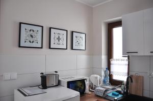 Kuchyňa alebo kuchynka v ubytovaní Apartamenty JSZI
