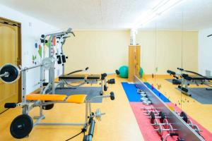 Posilňovňa alebo fitness centrum v ubytovaní Villa Karolina