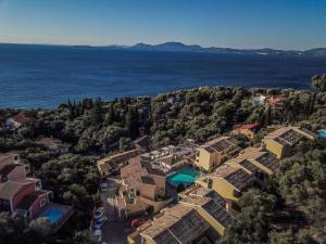 Άποψη από ψηλά του Corfu Aquamarine Hotel