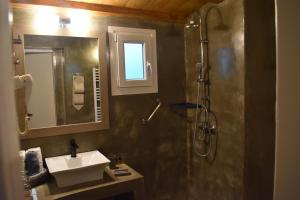 Koupelna v ubytování Hotel Meteora