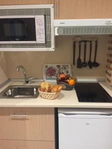 Nhà bếp/bếp nhỏ tại Apartamentos turísticos Desiree