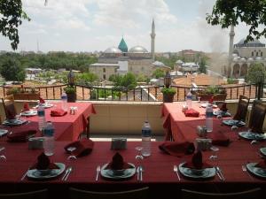 Balkón nebo terasa v ubytování Rumi Hotel