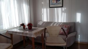 Posezení v ubytování Ferienhaus II Heyder